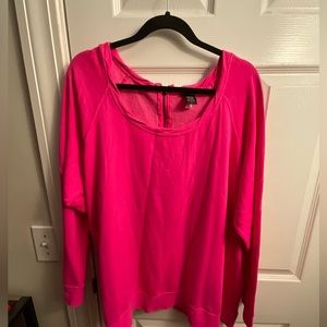Hot pink light weight sweatshirt
